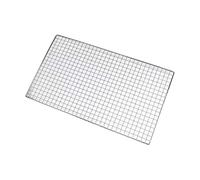 ZPFDSG Grilles de Cuisson Filet de Cuisson jetable en Fil barbelé ondulé for Barbecue, Grille carrée d'extérieur, 40 x 25 cm