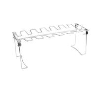 ZPFDSG Grilles de Cuisson Support antiadhésif for Barbecue, Support for Steaks, Poulet, bœuf, côtes, Noir, for fumoir à gaz, Outils de Barbecue(Grill Stand)