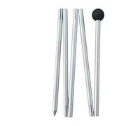 ZPFDSG Poteau de Tente Tiges de Tente légères et réglables, Support d'auvent d'extérieur Pliable, pièces for tentes Plage, Camping randonnée(1.6M Double Tip)