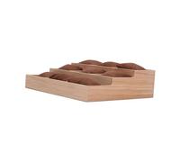 ZPGVWXKO Boîte de Présentation pour Montres en Bois Massif avec Coussin, à Poser sur Un Tiroir Ou Un Comptoir.