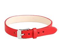 ZPGVWXKO Bracelet Bracelet Poignet Double Enroulement Fermoir Acier Style Ceinture Adapté pour Cadeau Vie Quotidienne, Rouge