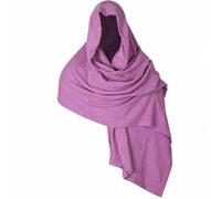 ZPGVWXKO Cape Écharpe Capuche Châle Cape Drapeau Cloak Léger Respirant en Coton Drapé Créatif Facile à Fixer avec Épingles Aspect Ancien Adaptée au Théâtre, Violet, Violet