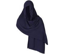 ZPGVWXKO Cape Écharpe Capuche Châle Cape Drapeau Cloak Léger Respirant en Coton Drapé Créatif Facile à Fixer avec Épingles Aspect Ancien Adaptée au Théâtre, Bleu, Bleu Foncé
