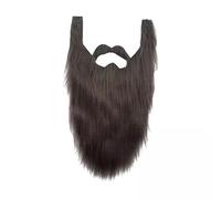 ZPGVWXKO Ensemble de 3 Barbes et Moustaches pour Accessoires de Costume de Gnome