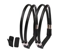 ZPGVWXKO Lacets élastiques Amovibles, Sangles de Rechange pour Chaussures de Femme, Réglables pour éviter Qu'ils Ne Se Desserrent, avec Accessoires, noir mat
