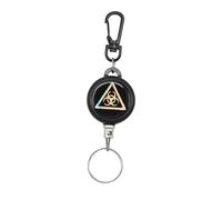 ZPGVWXKO Porte-clés Rétractable avec Clip, Accessoire Clé Portable, Idéal pour La Pêche, Le Camping et Les Activités de Plein Air.