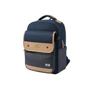 ZPGVWXKO Sac à Dos Scolaire Enfant Cartable Rucksack Sac d'École Conçu pour Droite avec Soutien Du Dos Oxford Déperlant, Array, Bleu Marine Grand Modèle, 4e-9e Année, Grand Modèle 4e-9e Année