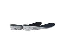 ZPGVWXKO Semelles Intérieures Souples à Mémoire de Forme Rehaussantes - 2/3/4 Cm, Noir, M