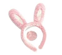 ZPGVWXKO Serre-Tête Lapin Queue Polyvalent Serre-Tête Queue Lapin pr Pâques, Halloween