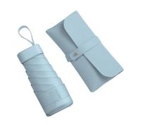 ZPGVWXKO Voyagez avec Parapluie Imperméable de Poche - Léger, Compact, Portable, Manuel, Imperméable et Résistant Aux Intempéries pour Vos Activités de, Bleu