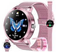 ZPIMY Montre connectée Femme avec Appel Bluetooth, 1,09" Smartwatch avec 123 Modes Sportifs IP68 Étanche, Sommeil, Fréquence Cardiaque, SpO2, Tracker d'activité, Smart Watch pour iOS Android (Rose)