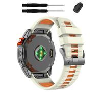 ZPJPPLX Bracelet de montre 26 mm à ajustement rapide compatible avec tactix8 Fenix8 51 mm/Fenix 7X 6X Pro 5X Plus, bracelet en silicone souple pour Garmin Tactix7 AMOLED/Enduro 3/2/Descent MK2i/MK3i