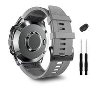 ZPJPPLX Bracelet en silicone à montage rapide de 22 mm compatible avec Garmin Fenix 8 AMOLED 47 mm/7 Pro/7/6 Pro/6/5 Plus/5, Sport - Bracelets de rechange pour Fenix E/Forerunner 965/955/945/Approach