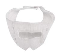 ZPLKKYGR Muselière anti-morsure pour animaux de compagnie, pour une conception de bouche à ouverture respirante, crochet et boucle réglables, matériau en coton, sans odeur, trois (S)