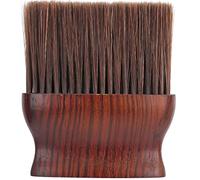 ZPLKKYGR pour brosse à cheveux, manche en bois, poils en fibre de nylon, conception de forme plate pour un nettoyage efficace, usage professionnel en salon et à domicile (L)