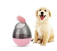 ZPLKKYGR pour Pet Dog Puppy BOLL ONDIAT, DISTRAPEUR Alimentaire, Jouet DE BOULLE Rotatif, Conception de Fuite, mangeoire Lent pour Petites Races Moyennes, Outil d'entraînement (Rose)