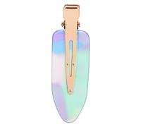 ZPLKKYGR pour pinces à cheveux, conception à ressort flexible, tous types de cheveux, épais, fins, bouclés, droits, poignée antidérapante, accessoire décoratif, taille 6x1,9 cm (vert nacré)