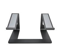 ZPLKKYGR Support d'ordinateur Portable en Alliage d'aluminium, Support de Refroidissement à Base métallique de Bureau, Gris sidéral