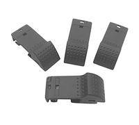 Zpoicaegn 4 PièCes Porte Mention Porte Serrure Capuchon Boutons de Verrouillage de Porte Vis pour CitroëN Elysee Voiture Style Noir