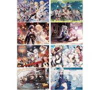 ZPPLD Lot de 8 affiches Genshin Impact pour chambre à coucher, kit de collage d'anime pour mur, images d'anime, produit Genshin Impact, poster de manga, décoration de chambre à coucher, 42 x 29 cm
