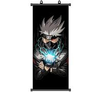 ZPPLD Naruto Poster enroulable Naruto, Grand poster d'anime, Hatake Kakashi, Tissu et poster pour décoration murale, 70 x 30 cm