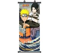 ZPPLD Poster Naruto, poster de manga Uchiha Sasuke, affiches d'anime pour chambre à coucher, jeu de personnages de manga pour décoration murale, 70 x 30 cm