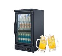 ZPRMMN Refroidisseur De Bar Réfrigérateur Commercial À Hauteur De Comptoir avec Porte en Verre, Réfrigérateur sous Comptoir for Refroidisseur De Boissons De 36 Po, (Color : Single Door, Size : 220V)