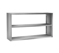 ZPRYZHD Armoires de Rangement en Acier Inoxydable, sans Portes, Idéales pour Les Hôtels, Les Restaurants, Les Cuisines Professionnelles et Les Particuliers(Small)