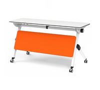 ZPRYZHD Table de Conférence Pliante Moderne, Les Tables Pliantes à roulettes, Tables de Réunion Rectangulaires, pour Bureau, Réunion, Formation, Usage Domestique(Large)