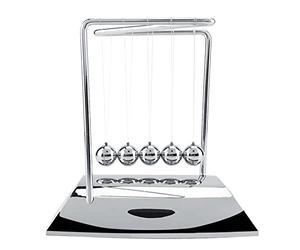ZPSHYD Newton's Cradle Balance Steel Balls Physics Science Pendulum Ornaments Educational Toy Demonstrates Conservation of Momentum and Energy for Desk Decor Office Study Home Ornament