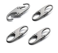 Zpsolution Double petit mousqueton - dissuasif contre le vol - Maintien de la fermeture éclair fermée - Tirette de rechange pour fermeture éclair