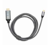 ZPurifylline Câble Adaptateur d'interface multimédia USB C vers HD 8K, USB 31. Câble mâle d'interface multimédia de Type C mâle vers HD, Bande passante de 48 Gbit/s avec boîtier en Alliage