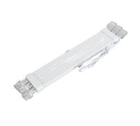 ZPurifylline Câble d'extension ARGB 3 x 8 Broches mâle vers Femelle, câble d'extension d'alimentation RVB avec 162 Perles LED, câble en Silicone Flexible 18 AWG 345 mm pour éclairage de