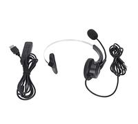 ZPurifylline Casque USB avec Microphone, Casque d'ordinateur 3,5 mm pour PC Portable, téléphone Portable, écouteurs antibruit avec contrôle du Volume et sourdine, Compatible avec iOS Android D