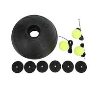 ZPurifylline Entraîneur de Tennis, Base de Tennis avec Corde, Ensemble d'entraînement de Tennis pour Joueur Unique, Base d'injection de 33 cm avec Corde élastique, Comprend 3 Tennis