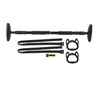 ZPurifylline Kit de Suspension de Traction, Barre de Gymnastique combinée, Ensemble de Barres pivotantes d'intérieur avec Tige télescopique de 80 à 130 cm, Double Verrouillage renforcé pour