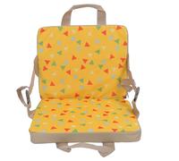 ZPurifylline Siège de Stade Pliant avec Support Dorsal, Coussin de Chaise de blanchisseur Portable, siège de Stade en Tissu Oxford pour Camping en Plein air, événements Sportifs, Concerts, (Jaune)