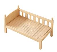 ZPVXRVQ Cadre De Lit en Bois Massif, Sommier À Lattes Larges, Supporté par des Tasseaux De Bois, Convient Aux Adultes, Enfants Et Adolescents(150x50cm)