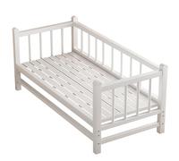 ZPVXRVQ Lit en Fer pour Enfants, avec Garde-Corps, lit de tête de lit pour bébés et Enfants, lit d'épissure élargi, Enfant Adulte(180x70x40cm)