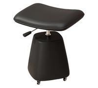 ZPVXRVQ Repose-Pieds Ergonomique Réglable sous Le Bureau, Tabouret De Maquillage Carré À Profil Bas avec roulettes, Adapté Aux Bureaux, Salons et Dressings(Style 3)