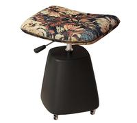 ZPVXRVQ Repose-Pieds Ergonomique Réglable sous Le Bureau, Tabouret De Maquillage Carré À Profil Bas avec roulettes, Adapté Aux Bureaux, Salons et Dressings(Style 1)