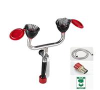 ZPVXRVQ Station de lavage oculaire d'urgence avec tuyau à immersion, douche industrielle pour laboratoires et environnements industriels