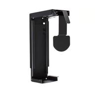ZPVXRVQ Support Suspendu pour Moteur Principal, Hauteur et Largeur Réglables, Support pour Ordinateur sous Le Bureau Et Support Mural, Support pour CPU Compatible(Schwarz)