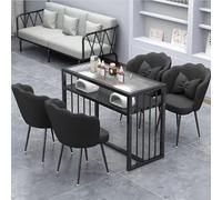 ZPVXRVQ Table À Clous Double/Simple avec Plateau en Verre Arc-en-Ciel, Cadre en Métal, Design Semi-Transparent, Station de Manucure Et de Pédicure(100x40x78cm)