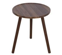 ZPVXRVQ Table D'appoint Ronde, Table Basse Décorative Moderne en Bois, Idéale pour Les Petits Espaces, Montage Facile
