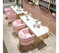 ZPVXRVQ Table de Manucure Compacte et Moderne, Table de Manucure en Marbre pour Salon de Beauté, Spa Et Bureau D'ongles Station D'ongles pour Le Mobilier de L'institut de Beauté(100x45x78cm)
