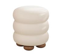 ZPVXRVQ Tabouret Rond Vintage en Velours, Tabouret Compact pour Se Coiffer, Tabouret pour Changer De Chaussures, Double Usage pour Le Salon et La Chambre À Coucher(Style 3)