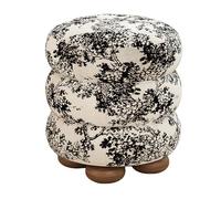 ZPVXRVQ Tabouret Rond Vintage en Velours, Tabouret Compact pour Se Coiffer, Tabouret pour Changer De Chaussures, Double Usage pour Le Salon et La Chambre À Coucher(Style 2)