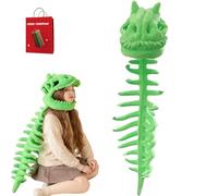 ZPWHYS Costume De Dinosaure Spinosaurus En Peluche, Confortable Et Résistant, Lavable En Machine Idéal For Halloween Ou Les Fêtes À Thème For Enfants(Green,75cm)