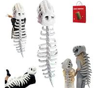 ZPWHYS Costume De Dinosaure Spinosaurus En Peluche, Confortable Et Résistant, Lavable En Machine Idéal For Halloween Ou Les Fêtes À Thème For Enfants(Grey,115cm)